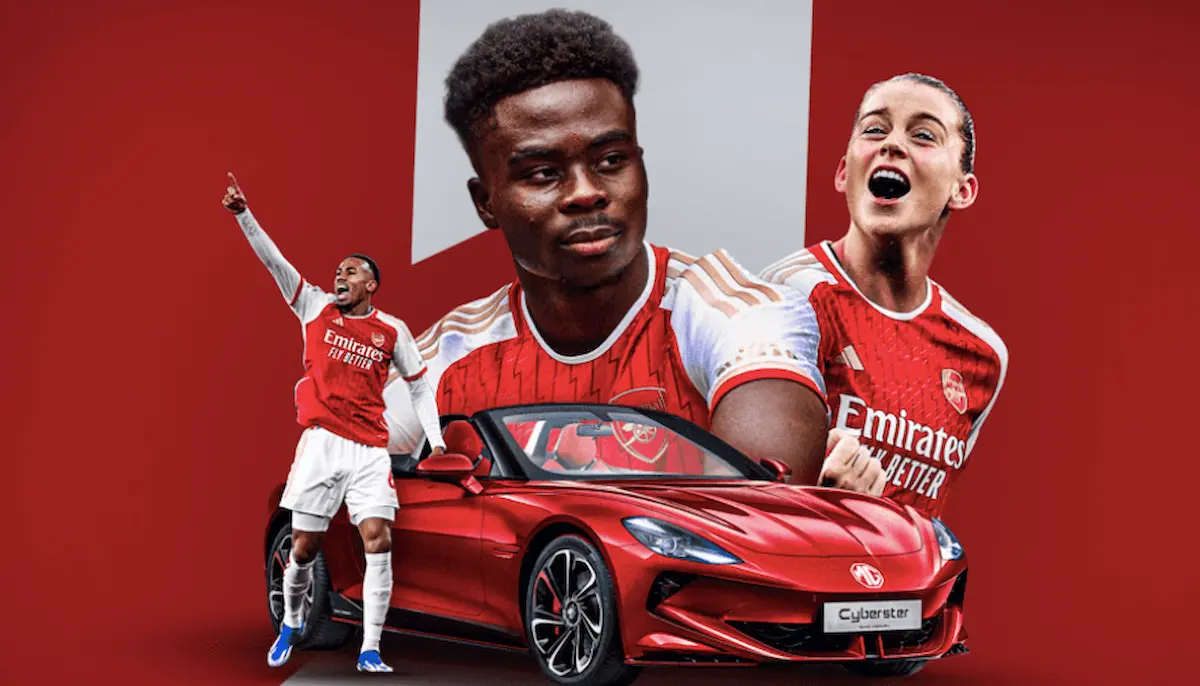 MG chính thức trở thành nhà tài trợ của CLB bóng đá Arsenal