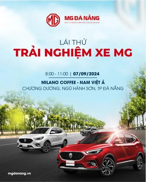 🚗☕ Sự Kiện Trải Nghiệm Các Mẫu Xe MG Tại Coffee Milano – Nam Việt Á, Đà Nẵng 🎉