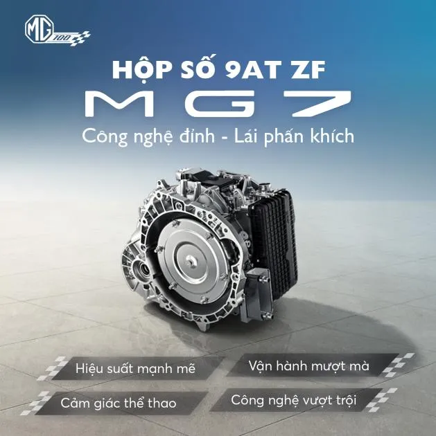 HỘP SỐ 9AT TRÊN MG7, CÔNG NGHỆ ĐỈNH – LÁI PHẤN KHÍCH